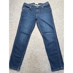 DUER Men Performance Denim Jeans Stretch Blue Straight Leg 31x30 Style WFLR4012